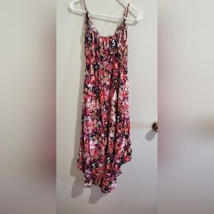 Floral high low dress